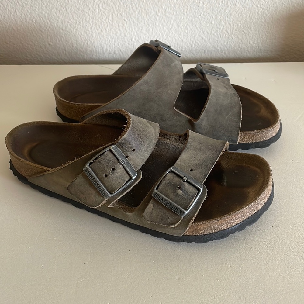 Birkenstock size 39, mens, Arizona brown leather